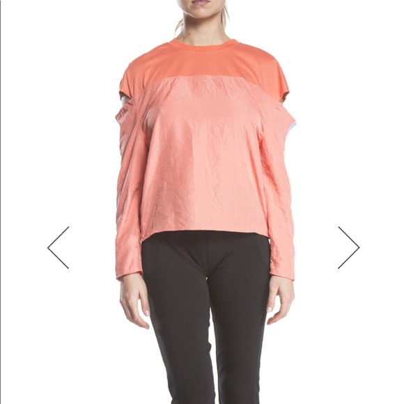 Lime & Vine Alexi coral Shoulder Cut Outs SZ S - Picture 2 of 6